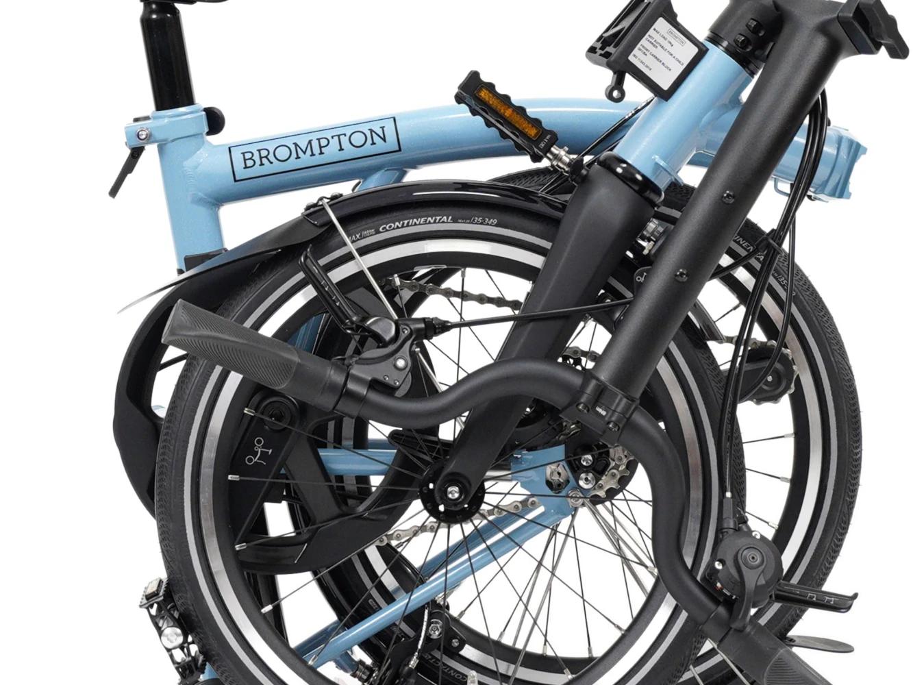 Faltrad Brompton P Line Mid Cloud Metallic 4-Gang