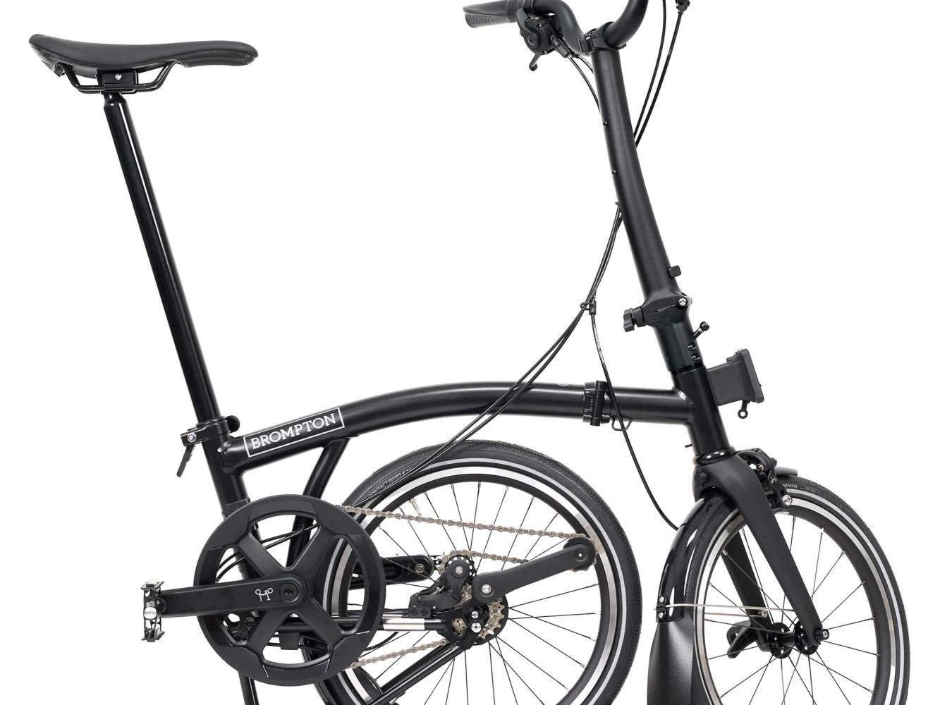 Faltrad Brompton P Line High Matt Black 12-Gang