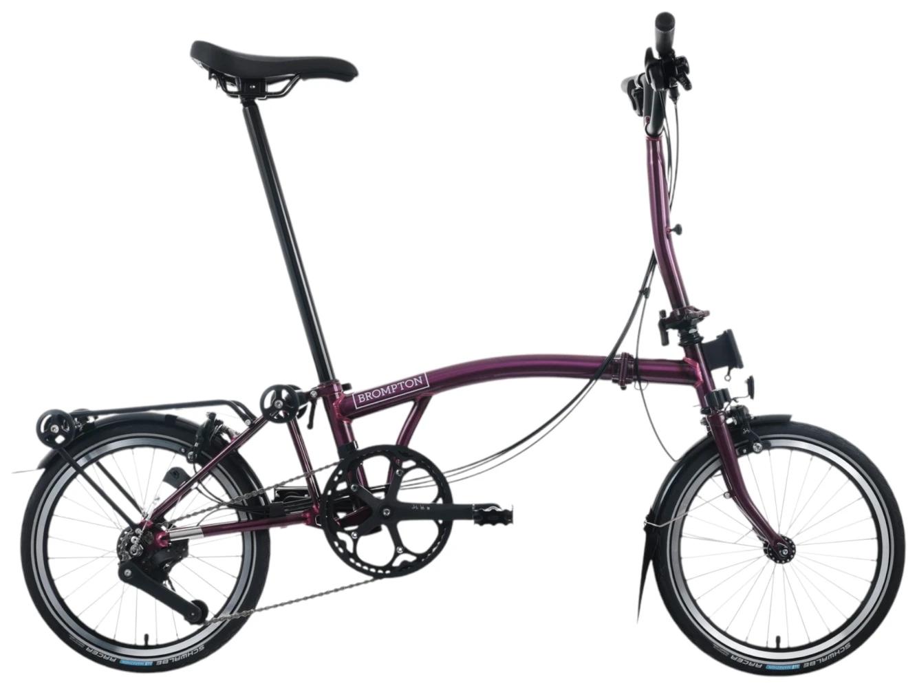 Faltrad Brompton C Line Low Amethyst Lacquer 12-Gang