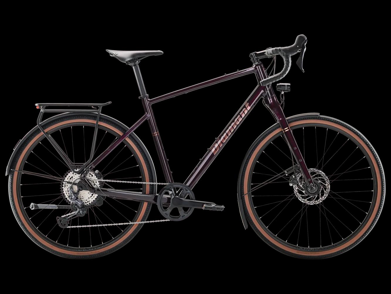 Gravelbike Diamant Nhoma Schwarzkirsch Metallic