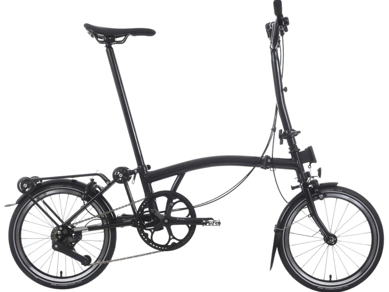 Brompton P Line Urban High Midnight Black 4-Gang