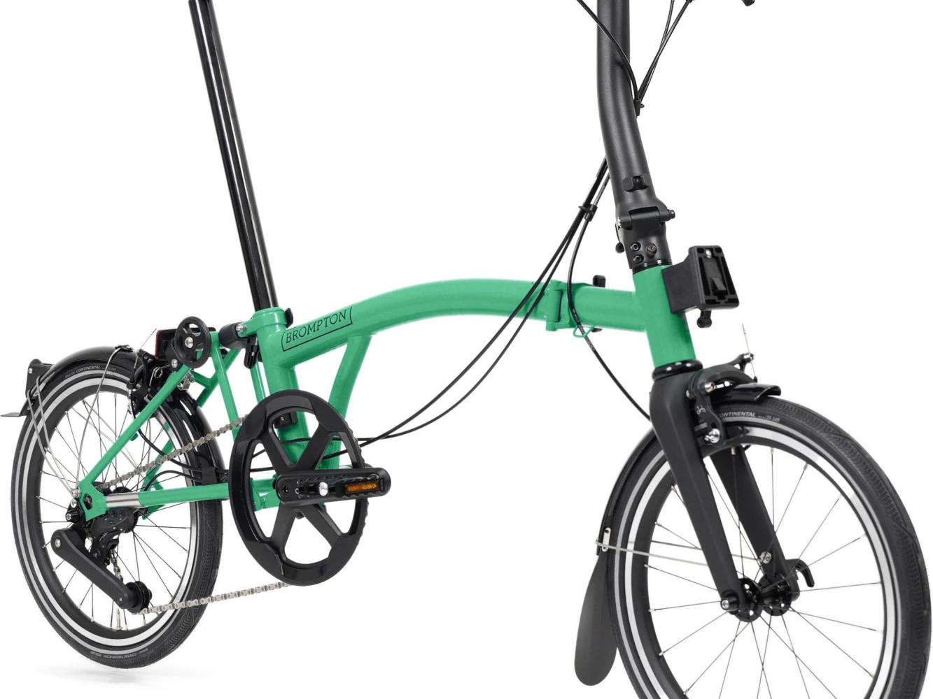 Faltrad Brompton P Line Low Palm Green 4-Gang