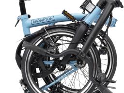 Faltrad Brompton P Line Mid Cloud Metallic 4-Gang