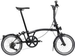 Faltrad Brompton P Line Mid Matt Black 4-Gang