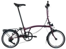 Faltrad Brompton C Line Low Amethyst Lacquer 12-Gang