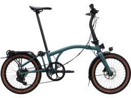 Faltrad Brompton G Line Forest Green mit Dynamobeleuchtung